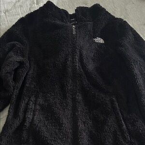 The North Face Black Plush Full-Zip Fleece Jacket